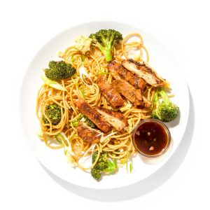 Chicken Spaghetti Pad See Ew - Office Tray